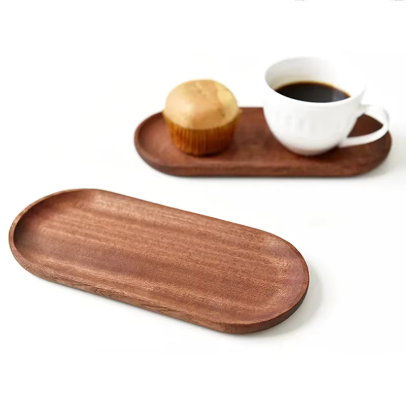 Acacia Wood Side Trays