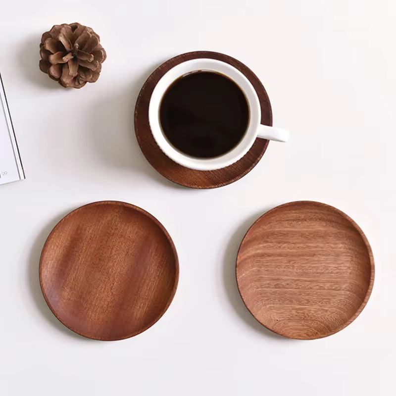 Acacia Wood Side Trays