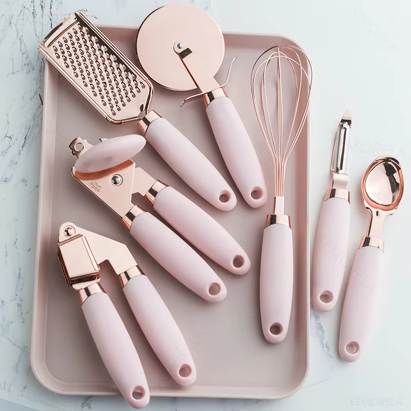 Rose Gold Kitchen Tool Set