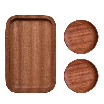 Acacia Wood Side Trays