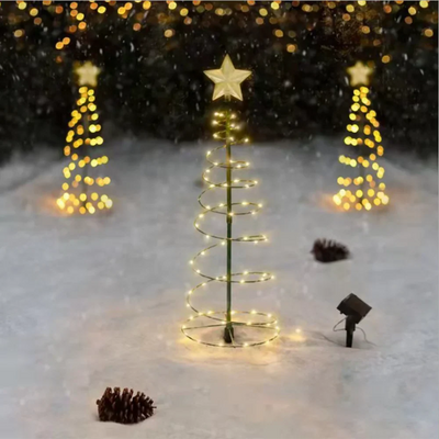 Solar Outdoor Christmas Light Tree