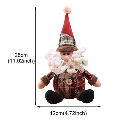 Snowman Doll Merry Chirstmas Decor for Home