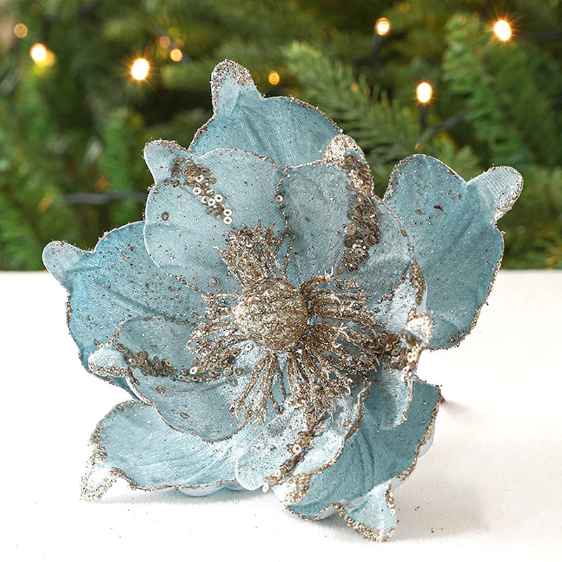 Artificial Flowers For Christmas Tree