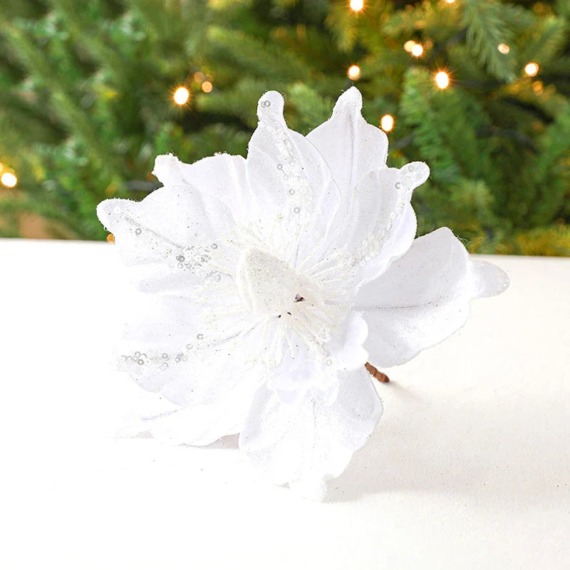 Artificial Flowers For Christmas Tree