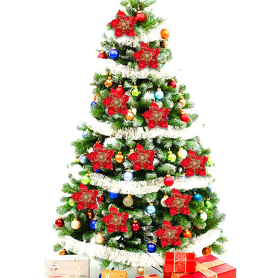 Artificial Flowers For Christmas Tree