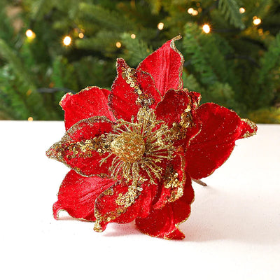 Artificial Flowers For Christmas Tree