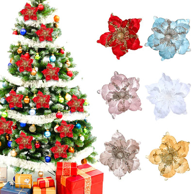 Artificial Flowers For Christmas Tree