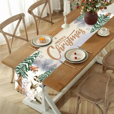 Christmas Polyester Natal Tablecloth