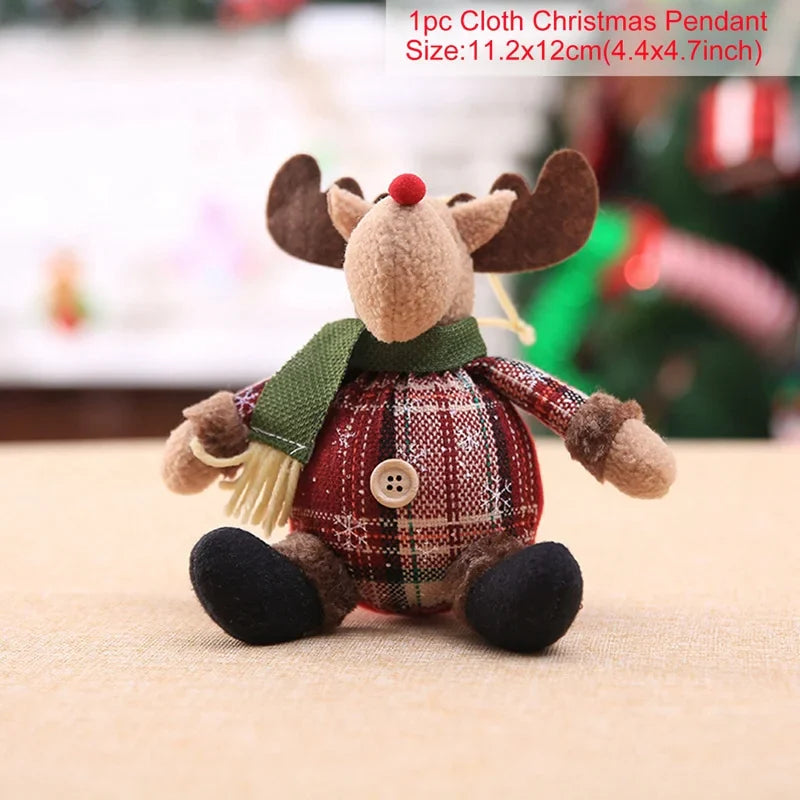 Snowman Doll Merry Chirstmas Decor for Home