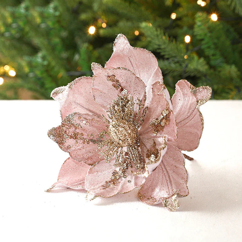 Artificial Flowers For Christmas Tree