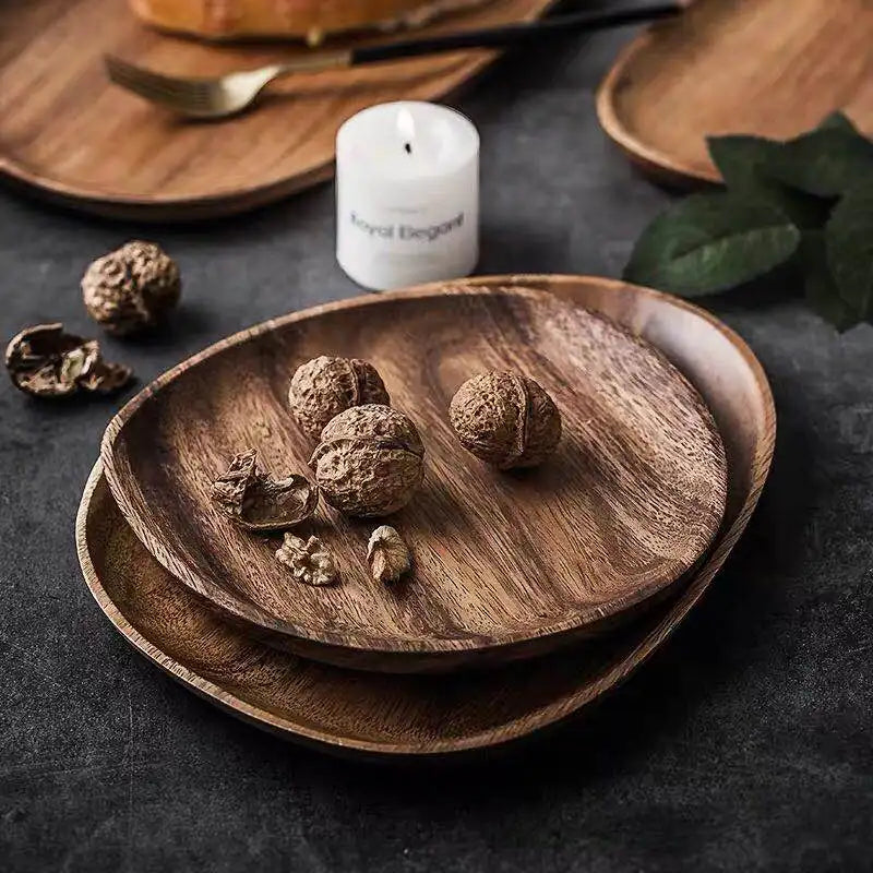 Acacia Wood Serving Trays